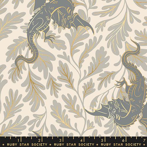 Dragon's Hoard Fabric Bundle | Curated FireGlow Bundle | Ruby Star Society Dragon Fabric | 9 Fat Quarters | Sarah Watts Fantasy Fabric