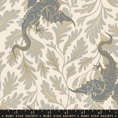 Dragon's Hoard Fabric Bundle | Curated FireGlow Bundle | Ruby Star Society Dragon Fabric | 9 Fat Quarters | Sarah Watts Fantasy Fabric