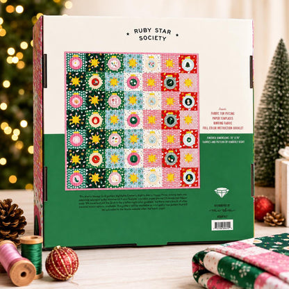 Merry Happy Ornaments Quilt Kit RS3097KIT | Ruby Star Society | Kimberly Kight | Complete Boxed Quilt Kit | 70" x 70" Christmas Quilt
