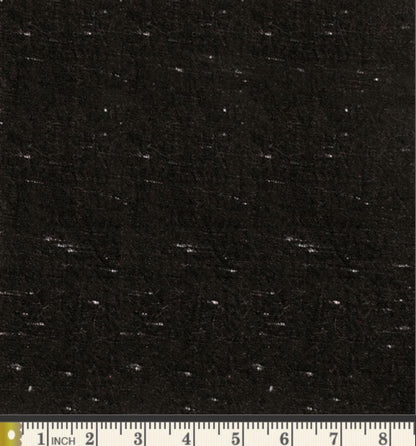 Speckled in Licorice Fabric 57-58" WIDE | Picnic WOVENS by Suzy Quilts | Art Gallery Fabrics Yarn-Dyed Cotton | Black Woven Fabric