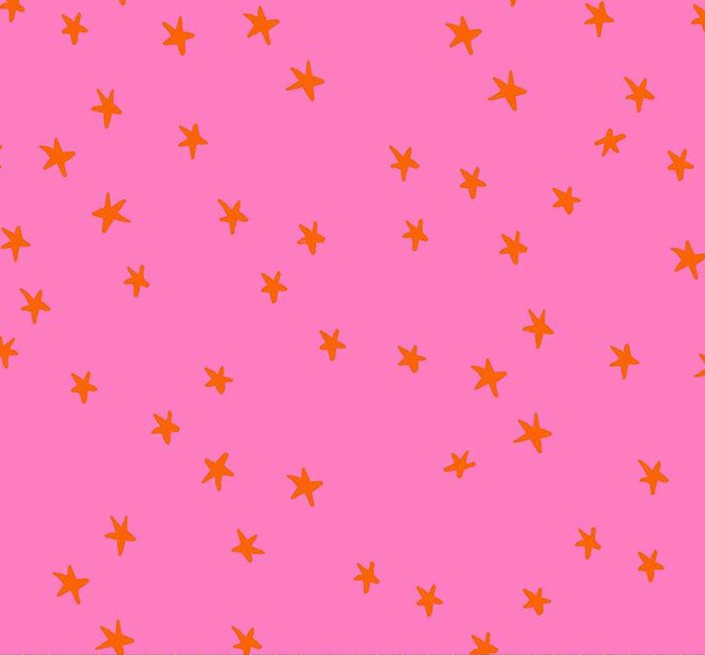 Starry Vivid Pink RS4109 41 Ruby Star Society Fabric | Alexia Abegg Pink Starry Cotton Fabric