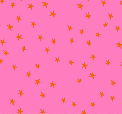Starry Vivid Pink RS4109 41 Ruby Star Society Fabric | Alexia Abegg Pink Starry Cotton Fabric