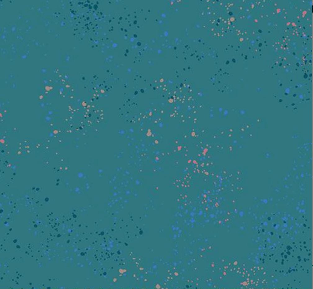 Speckled Storytime RS5027 129 Fabric by the Yard | Ruby Star Society Speckled Basics | Rashida Coleman Hale | Turquoise Teal Blender Fabric
