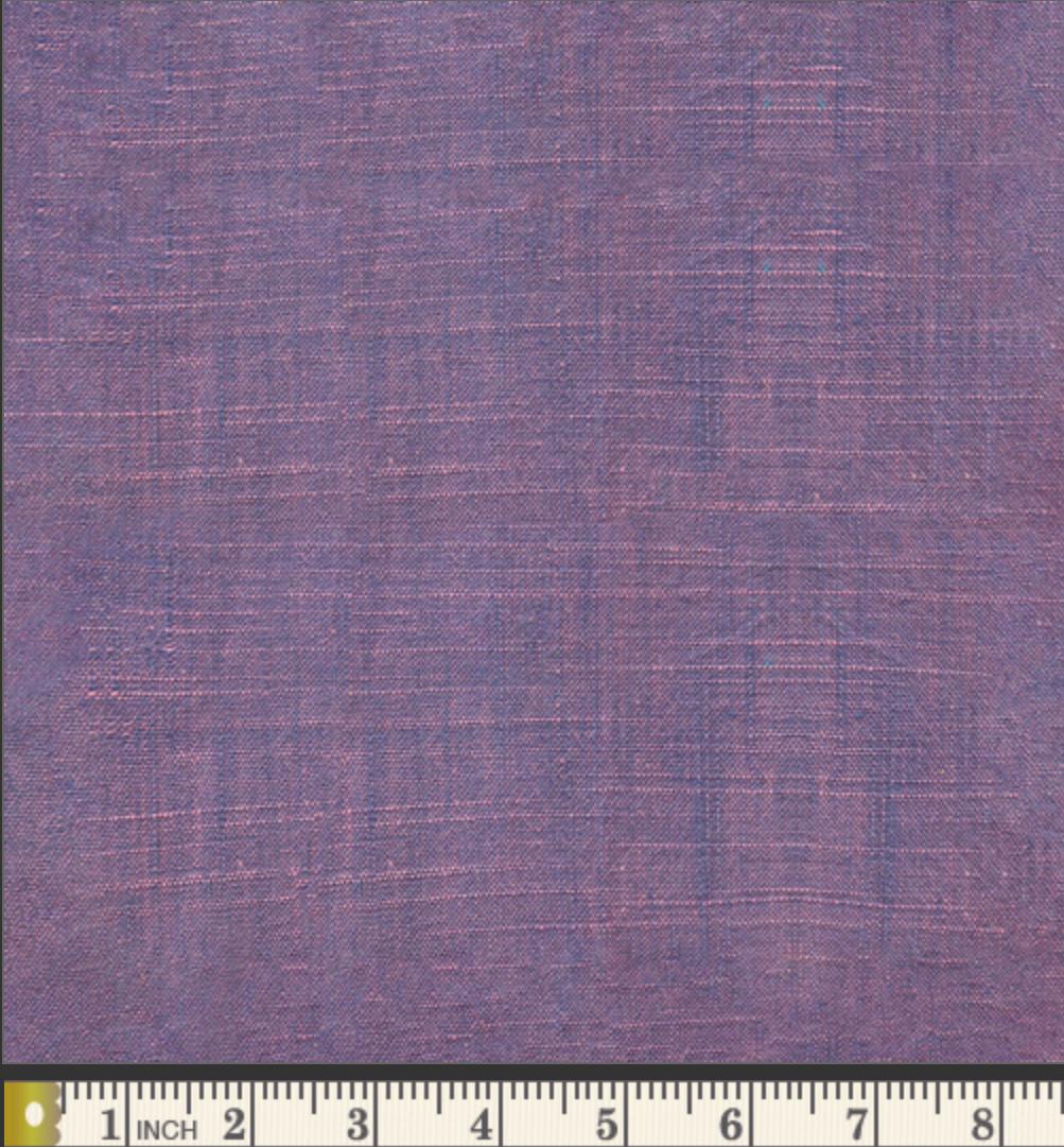 Slub in Grape Jelly | Picnic WOVENS by Suzy Quilts | Art Gallery Fabrics Yarn-Dyed Cotton | Purple Woven Fabric by the Yard 57-58" Wide