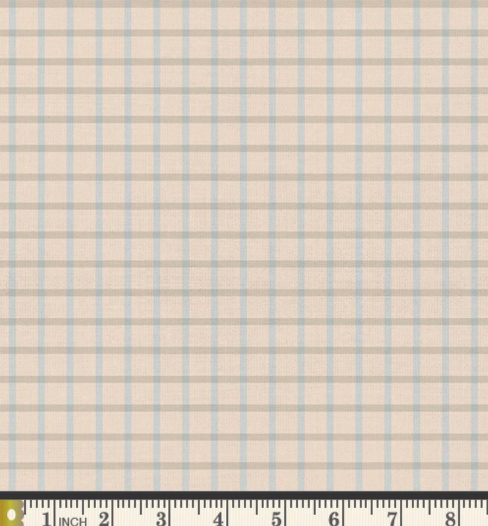Windows in Dew | Picnic WOVENS by Suzy Quilts | Art Gallery Fabrics Yarn-Dyed Plaid Cotton | Blue Plaid Woven Fabric by the Yard 57-58" wide