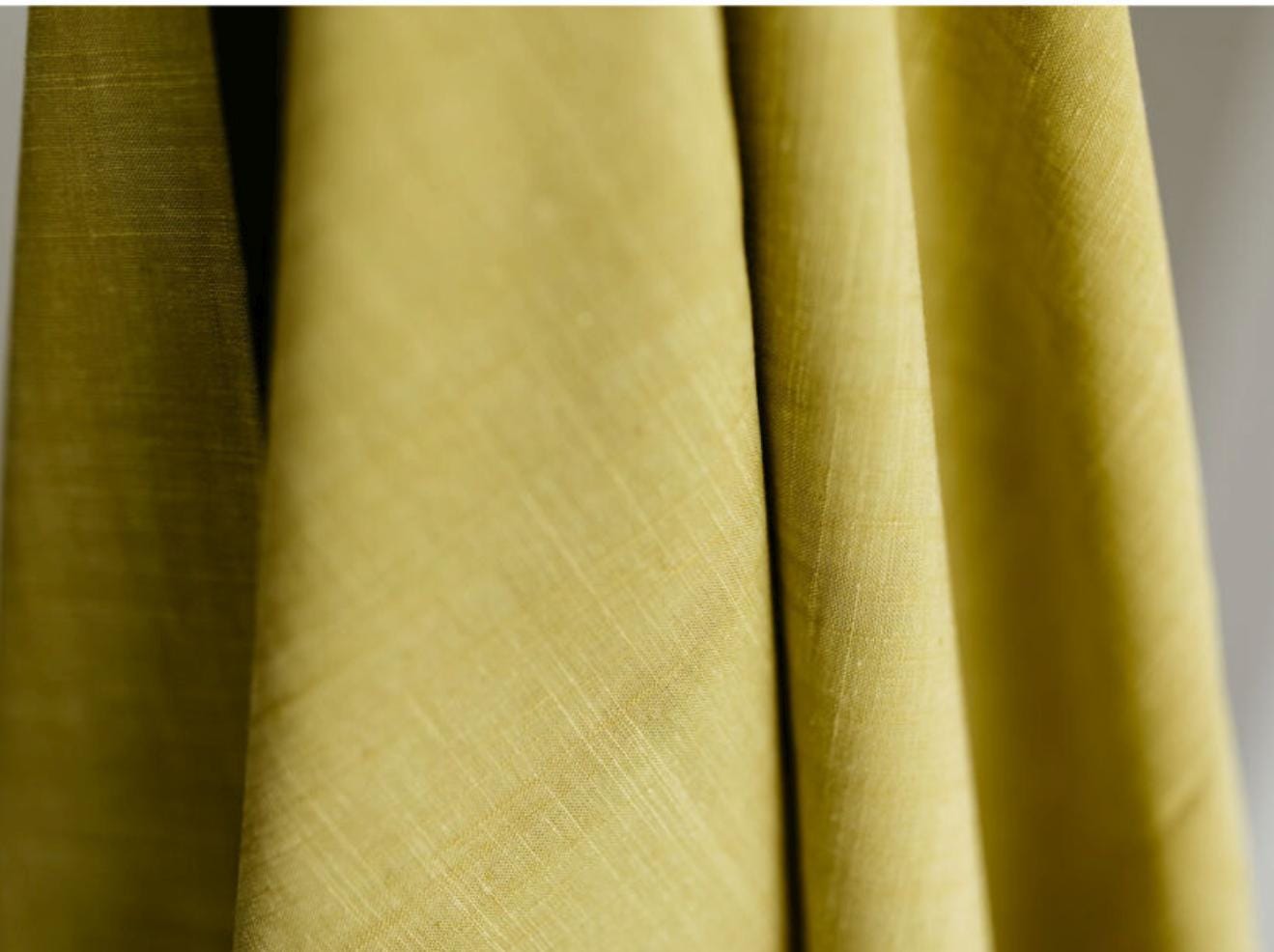 Slub in Key Lime Fabric | Picnic WOVENS by Suzy Quilts | Art Gallery Fabrics Yarn-Dyed Cotton | Lime Green Woven Fabric 57-58" Wide