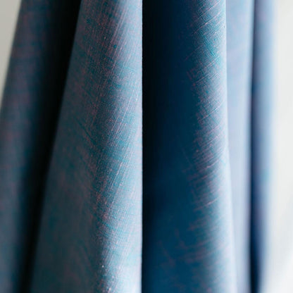 Slub in Blueberry | Picnic WOVENS by Suzy Quilts | Art Gallery Fabrics Yarn-Dyed Cotton | Blue Woven Fabric by the Yard 57-58" Wide