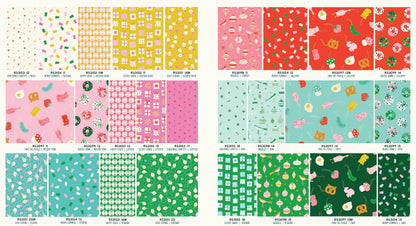 Merry Happy Layer Cake® | 42 Assorted 10" Squares | Kimberly Kight for Ruby Star Society | Christmas Fabric Precut Bundle | Made in Japan
