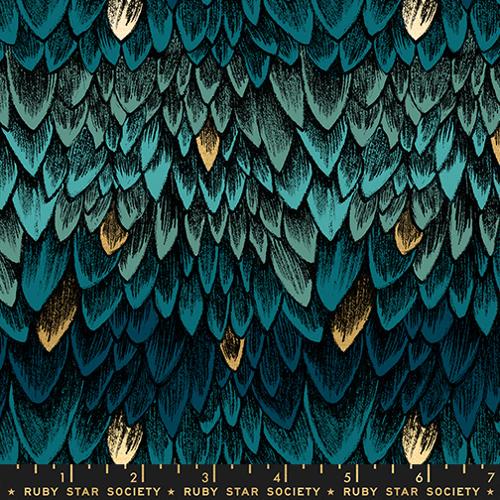 Dragon's Hoard Fabric Bundle | Curated FireGlow Bundle | Ruby Star Society Dragon Fabric | 9 Fat Quarters | Sarah Watts Fantasy Fabric