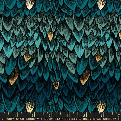 Dragon's Hoard Fabric Bundle | Curated FireGlow Bundle | Ruby Star Society Dragon Fabric | 9 Fat Quarters | Sarah Watts Fantasy Fabric