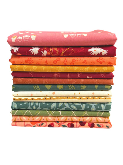Garden Market Bundle | 13 Fat Quarters | Summer Homestead by Sewcial Bee Collective for Art Gallery Fabrics