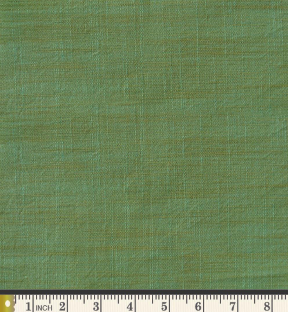 Slub in Green Apple Fabric | Picnic WOVENS by Suzy Quilts | Art Gallery Fabrics Yarn-Dyed Cotton 57-58" Wide | Green Woven Fabric