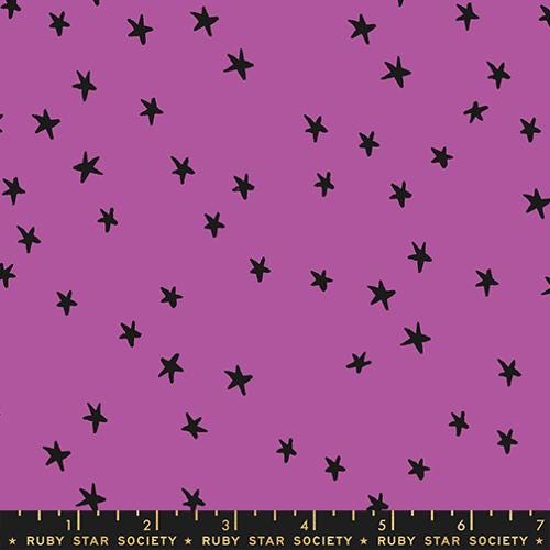 Starry New Witchy RS4109-78 Fabric | Ruby Star Society Starry | Alexia Abegg | Purple Star Blender Fabric | Witchy Purple Quilting Cotton