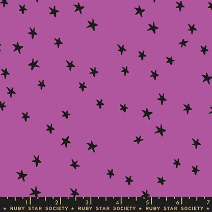 Starry New Witchy RS4109-78 Fabric | Ruby Star Society Starry | Alexia Abegg | Purple Star Blender Fabric | Witchy Purple Quilting Cotton