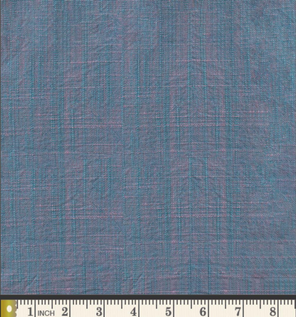 Slub in Blueberry | Picnic WOVENS by Suzy Quilts | Art Gallery Fabrics Yarn-Dyed Cotton | Blue Woven Fabric by the Yard 57-58" Wide