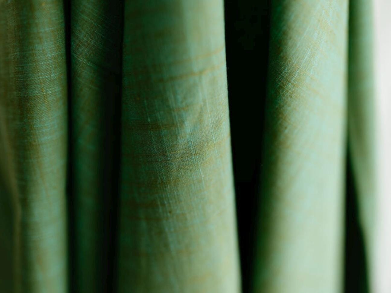 Slub in Green Apple Fabric | Picnic WOVENS by Suzy Quilts | Art Gallery Fabrics Yarn-Dyed Cotton 57-58" Wide | Green Woven Fabric