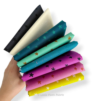 Freaky Familiars Signature Coordinates Bundle | 8-Piece Halloween Fabric Bundle | Fat Quarter or Half Yard | Ruby Star Society