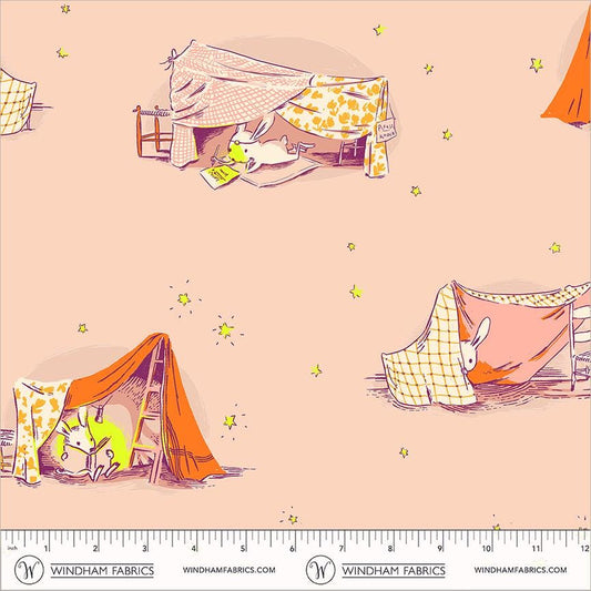 Quilt Tent | Heather Ross Favorites | Windham Fabrics Cotton | Blanket Fort Fabric | Childhood Storybook Quilt Fabric