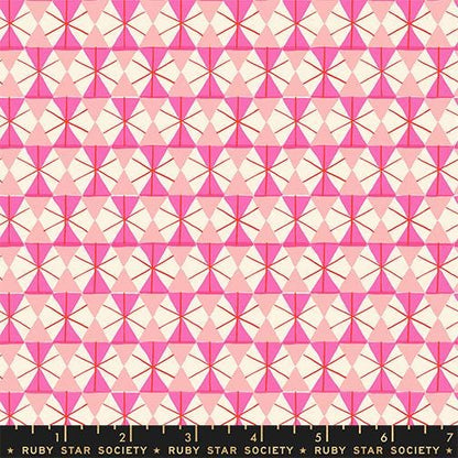 Pink Christmas Bundle | 6 Fat Quarters | Merry Happy by Kimberly Kight | Ruby Star Society Christmas Fabric Bundle | Pink Holiday Fabric