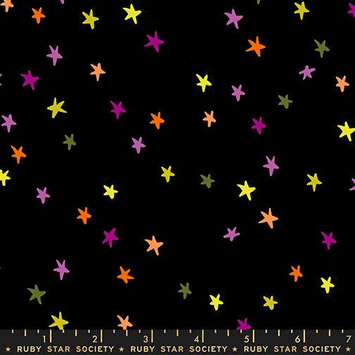 Pumpkin Party Halloween Fabric Bundle, Freaky Familiars Ruby Star Society, Jack O Lantern Fat Quarter Bundle