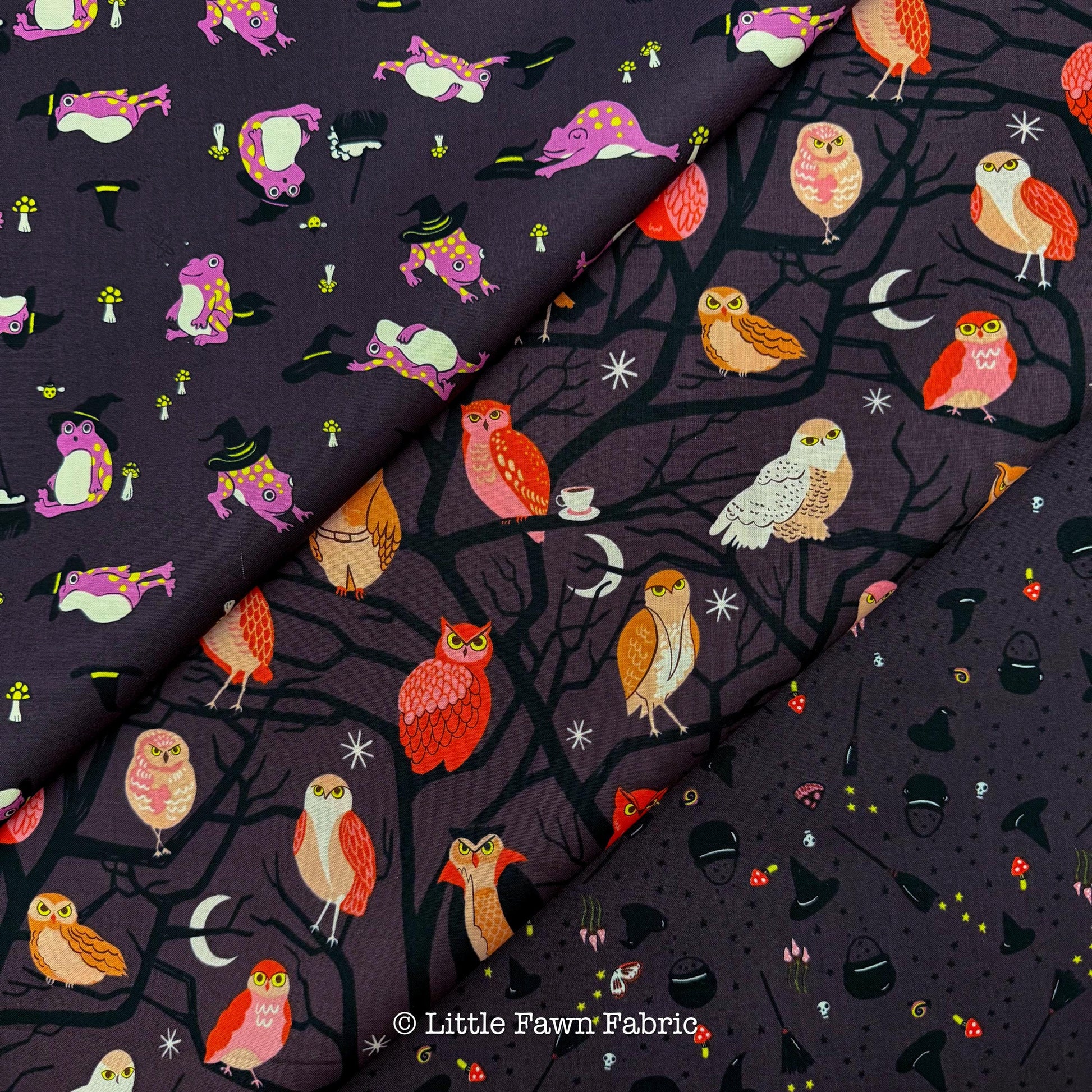 Freaky Familiars Full Collection Fabric Bundle, Ruby Star Society Halloween Fabric, 24 Piece Shop Cut Fat Quarter Bundle