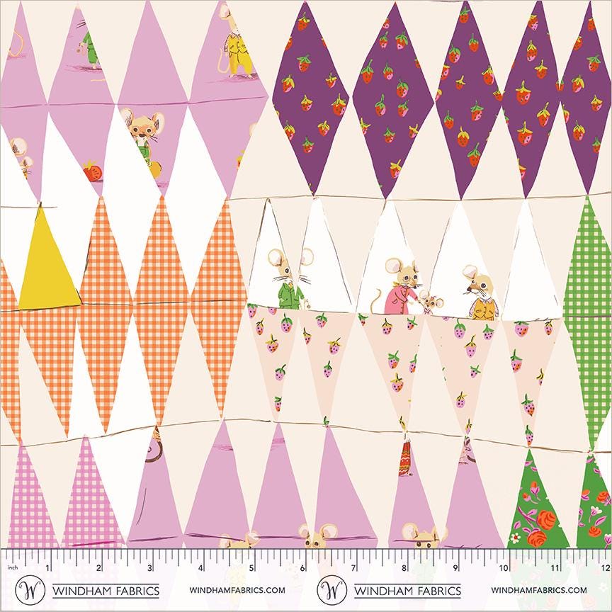 Heather Ross Storybook Classics Bundle | 6 Fat Quarters or Half Yards | Princess and the Pea | Rapunzel | Trixie Collage | Windham Fabrics