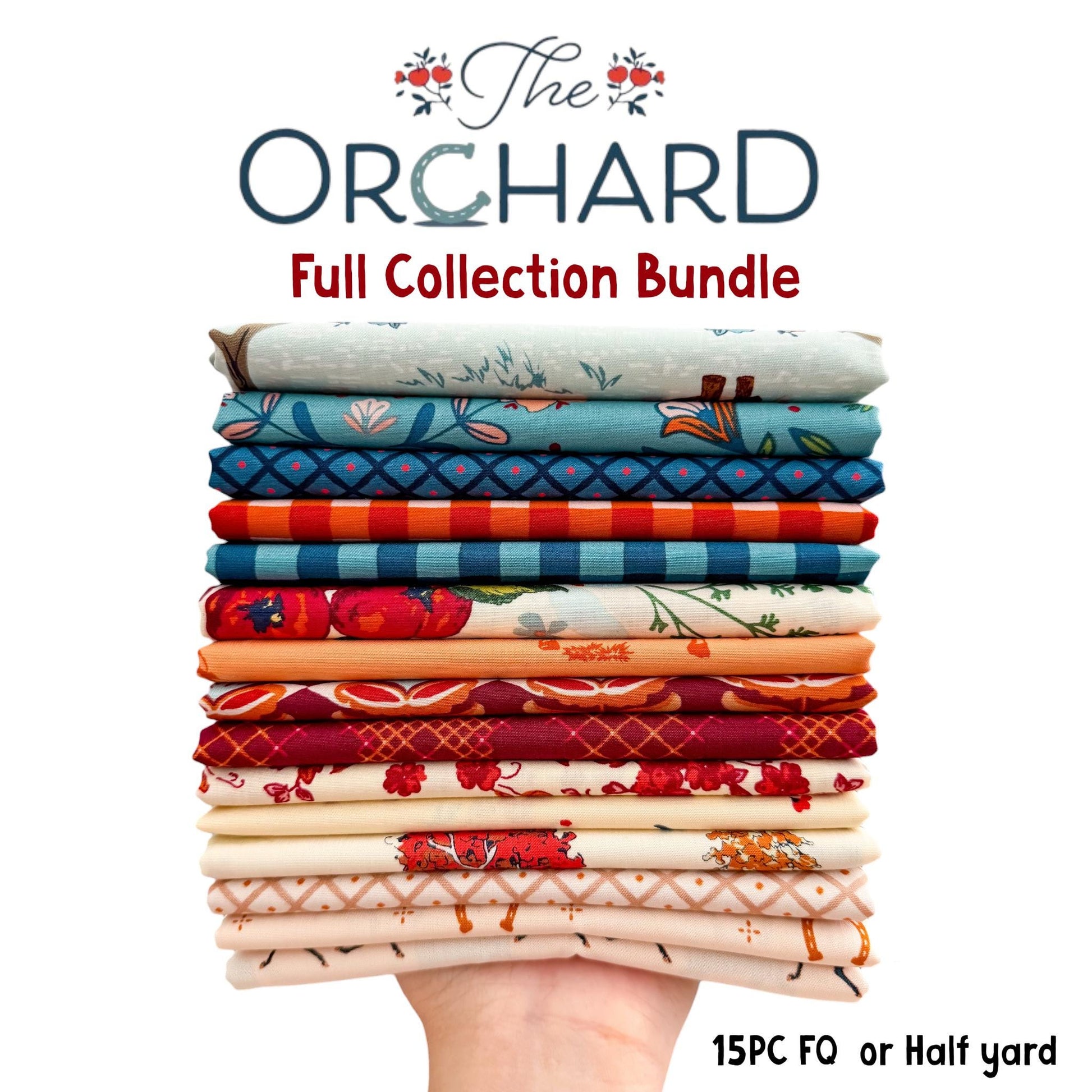 The Orchard Full Collection Bundle – 15 Piece Bundle – Maureen Cracknell – Art Gallery Fabrics