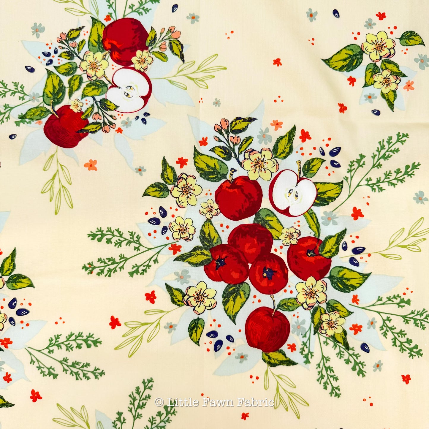 Apple Orchard Fabric Bundle, The Orchard by Maureen Cracknell, Art Gallery Fabrics, 5 Piece Fat Quarter Bundle