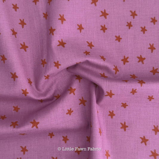 Starry New Heliotrope Fabric by Alexia Abegg for Ruby Star Society | RS4109 77 | Pink Lavender Star Blender Quilting Cotton