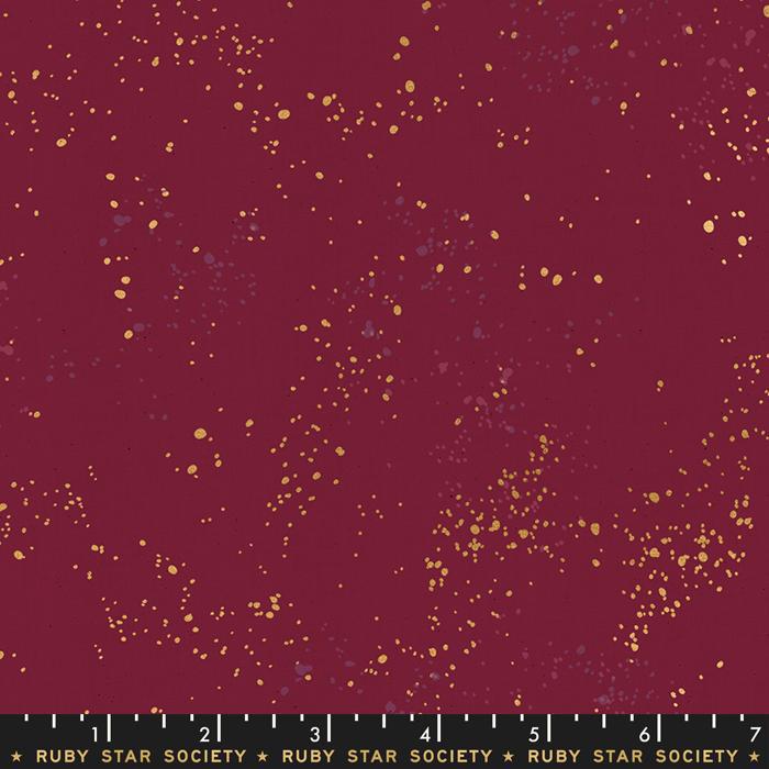 Floor Is Lava Bundle - Ruby Star Society Speckled Fabric Bundle - Red Wine Gray Blender Basics - Fat Quarter or Half Yard