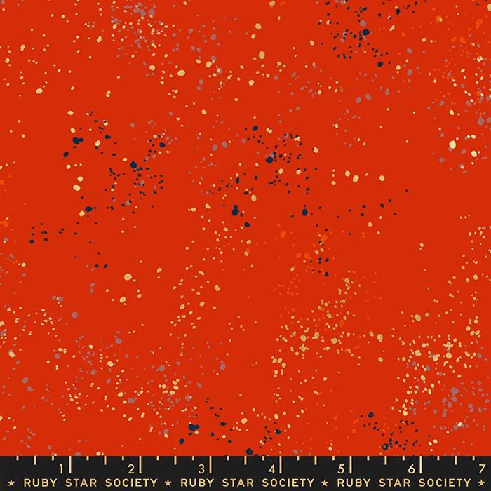 Floor Is Lava Bundle - Ruby Star Society Speckled Fabric Bundle - Red Wine Gray Blender Basics - Fat Quarter or Half Yard