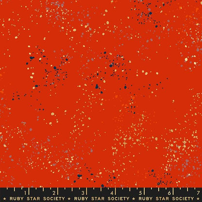 Floor Is Lava Bundle - Ruby Star Society Speckled Fabric Bundle - Red Wine Gray Blender Basics - Fat Quarter or Half Yard