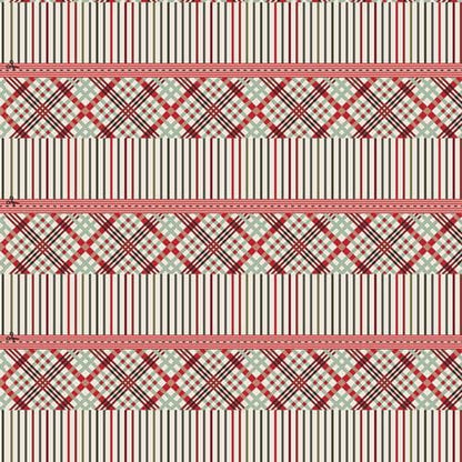 Cozy Tea Time Fat Quarter Bundle – Spruce by Sharon Holland – Art Gallery Fabrics – Teacup Floral Christmas Fabric Bundle