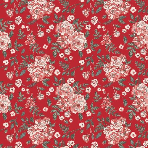 Classic Spruce Fat Quarter Bundle – Spruce by Sharon Holland – Art Gallery Fabrics – Christmas Red Green Floral Plaid Quilting Cotton