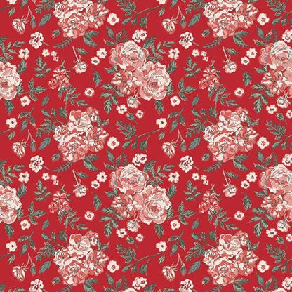 Classic Spruce Fat Quarter Bundle – Spruce by Sharon Holland – Art Gallery Fabrics – Christmas Red Green Floral Plaid Quilting Cotton