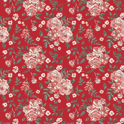 Classic Spruce Fat Quarter Bundle – Spruce by Sharon Holland – Art Gallery Fabrics – Christmas Red Green Floral Plaid Quilting Cotton