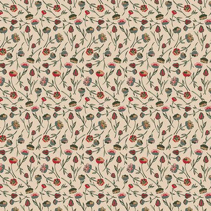 Cozy Tea Time Fat Quarter Bundle – Spruce by Sharon Holland – Art Gallery Fabrics – Teacup Floral Christmas Fabric Bundle