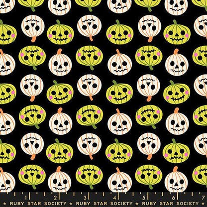 Black Cat Magic Halloween Fabric Bundle, Freaky Familiars Ruby Star Society, 6 Piece Fat Quarter Bundle