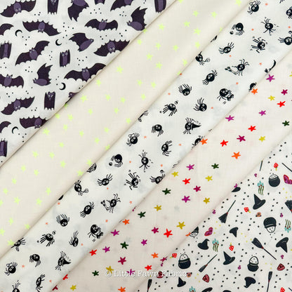 Freaky Familiars Full Collection Fabric Bundle, Ruby Star Society Halloween Fabric, 24 Piece Shop Cut Fat Quarter Bundle
