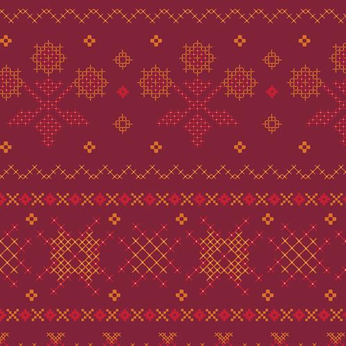 Evenweave Fabric, The Orchard by Maureen Cracknell, Art Gallery Fabrics, Burgundy Cross Stitch Quilting Cotton, ORC-34703