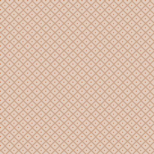 Acres Tamed Fabric, The Orchard by Maureen Cracknell, Art Gallery Fabrics, Peach Diamond Blender Quilting Cotton, ORC-34707