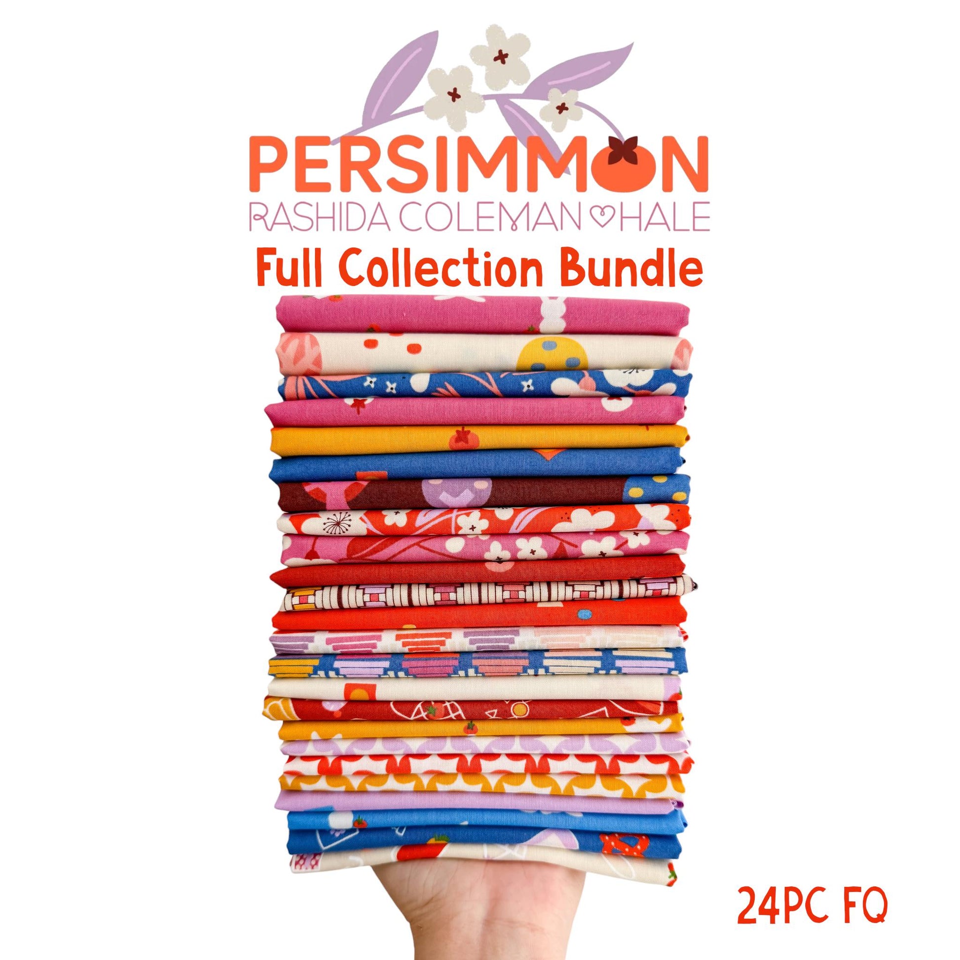 Persimmon Fat Quarter Bundle | 24 Piece Full Collection | Ruby Star Society | Rashida Coleman-Hale | RS1118FQ | Quilting Fabric Bundle