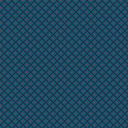 Acres Wild Fabric, The Orchard by Maureen Cracknell, Art Gallery Fabrics, Blue Diamond Blender Quilting Cotton, ORC-34712