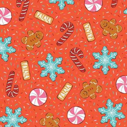 Jolly & Bright Christmas Fabric Bundle | 5 Fat Quarters or Half Yards | Jolly Tidings Cloud9 Fabrics | Organic Cotton