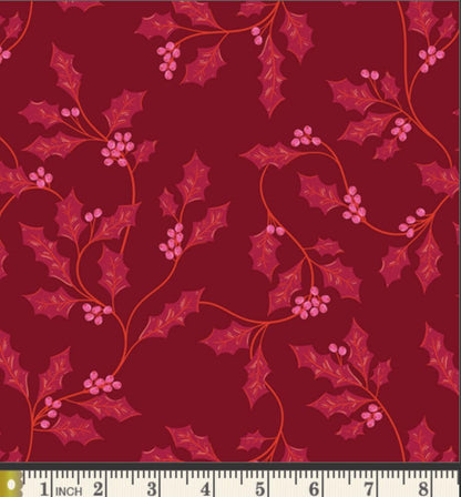 Christmas in Color Fabric Bundle, AGF Studio Art Gallery Fabrics, 15 Piece Fat Quarter or Half Yard Christmas Bundle