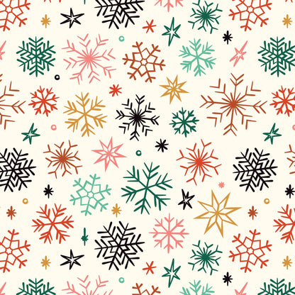 Merry & Mod Christmas Fabric Bundle | 5 Fat Quarters or Half Yards | Shelby Warwood Cloud9 Fabrics