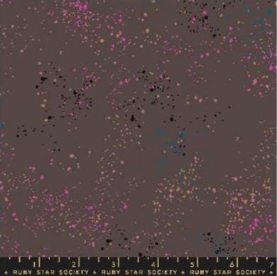 Enchanted Garden Speckled Fabric Bundle | 5 Fat Quarters or Half Yards | Ruby Star Society Moody Green Purple Quilt Fabric