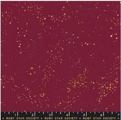 Enchanted Garden Speckled Fabric Bundle | 5 Fat Quarters or Half Yards | Ruby Star Society Moody Green Purple Quilt Fabric