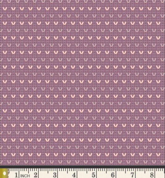 Love Knit Fabric | Frost & Fir by Sewcial Bee Collective | Plum Heart Knit Cotton | Art Gallery Fabrics SBC-FF-3141