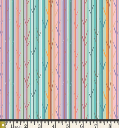 Snow Day Adventures Fabric Bundle, Frost & Fir, 7 Piece Winter Fat Quarter or Half Yard Bundle, Art Gallery Fabrics